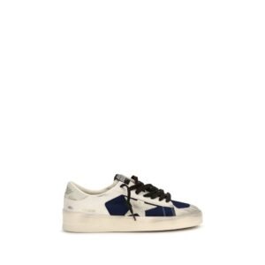 Original Gray Leather Stardan Sneaker designed by Golden Goose