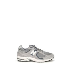 Gray Polyester Athletic Sneakers designed by New Balance