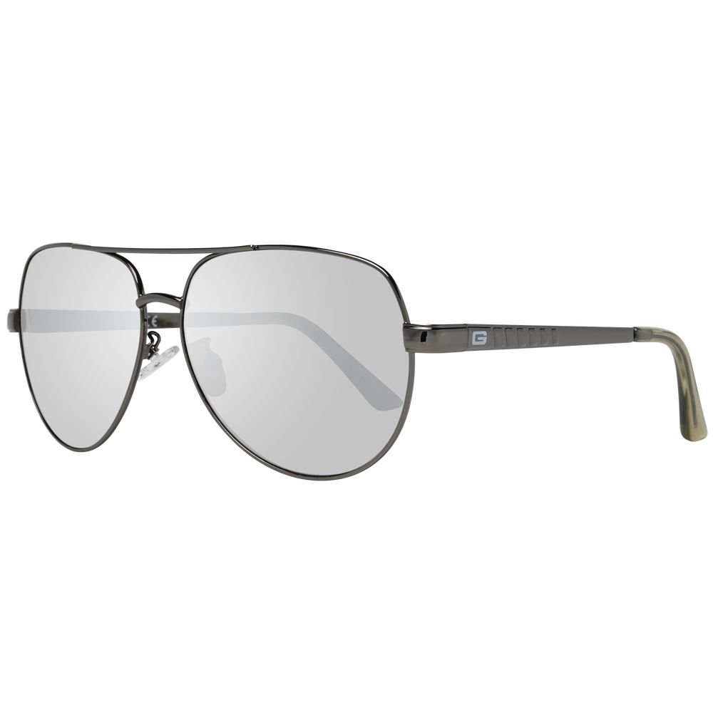 Gray Metal Sunglasses designed by Guess