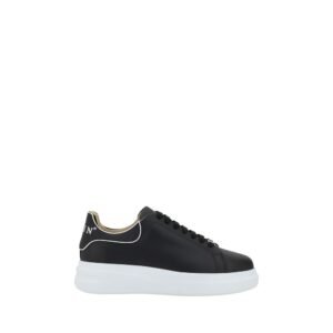 Chic Black Leather Low Top Sneakers designed by Phillipp Plein