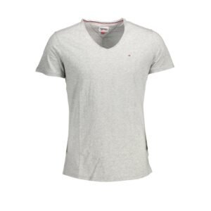 Classic Grigio Cotton T-Shirt designed by Tommy Hilfiger