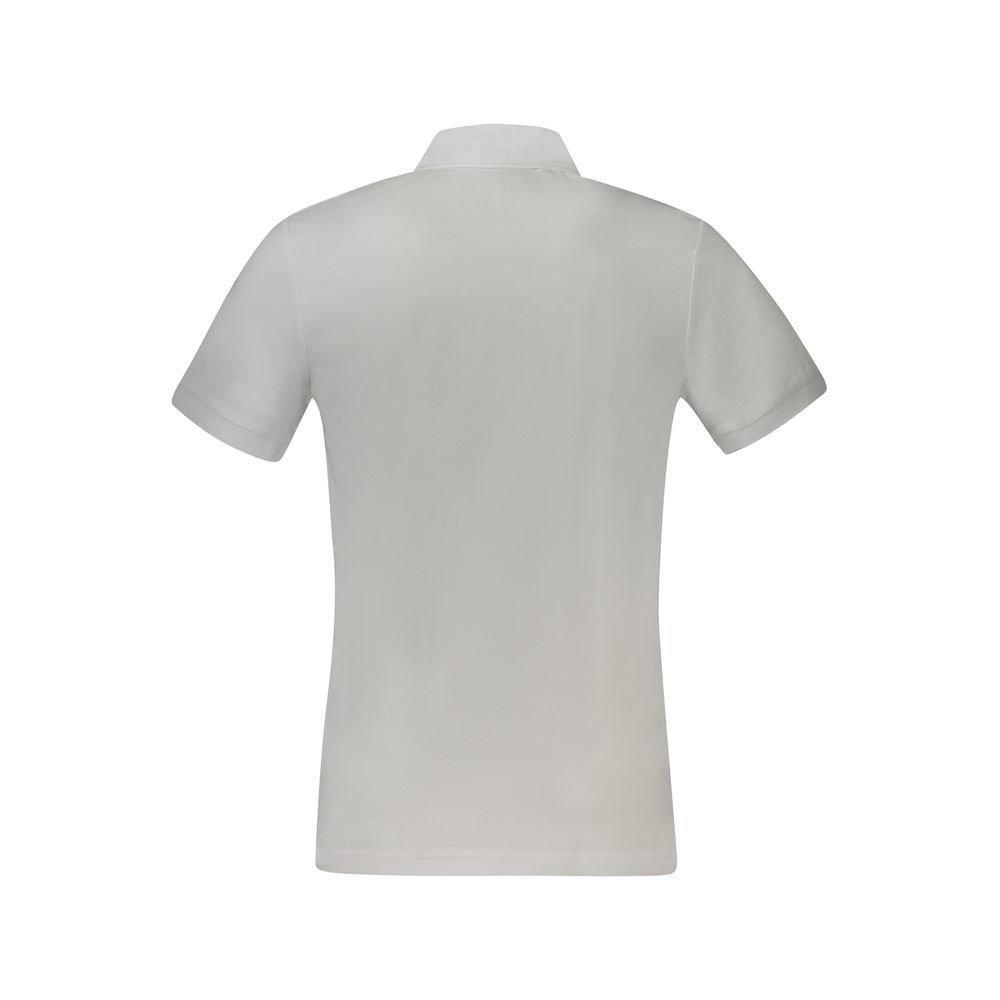 Trendy Bianco Cotton Mens Polo T-Shirt designed by Hugo Boss - Image 2