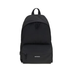 Stylish Black Explorer Backpack designed by Balenciaga