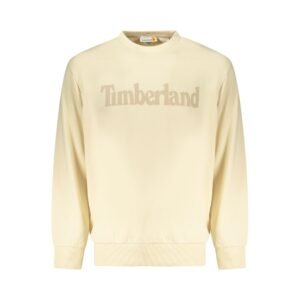 Beige Cotton Men Sweatshirt