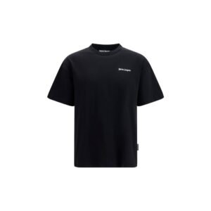 Trendy Black Soft Cotton Logo T-Shirt designed by Palm Angels