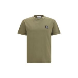 Iconic Green Soft Cotton T-Shirt designed by Stone Island