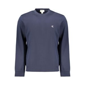 Blue Cotton Men's Sweatshirt