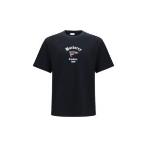 Stylish Black Soft Cotton T-Shirt designed by Burberry