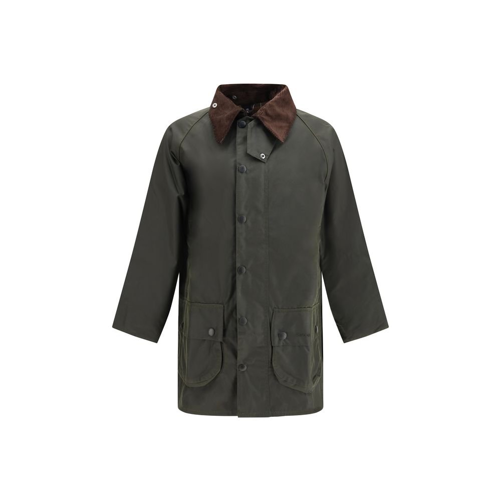 Elegant Bicolor Beaufort Waxed Coat designed by Barbour
