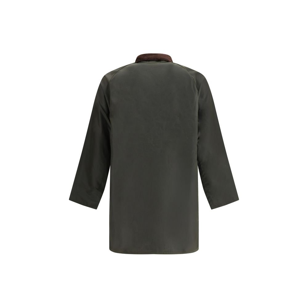 Elegant Bicolor Beaufort Waxed Coat designed by Barbour - Image 2