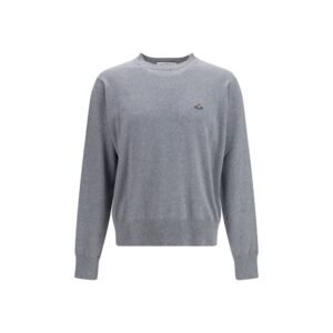 Elegant Gray Cashmere Sweater designed by Vivienne Westwood