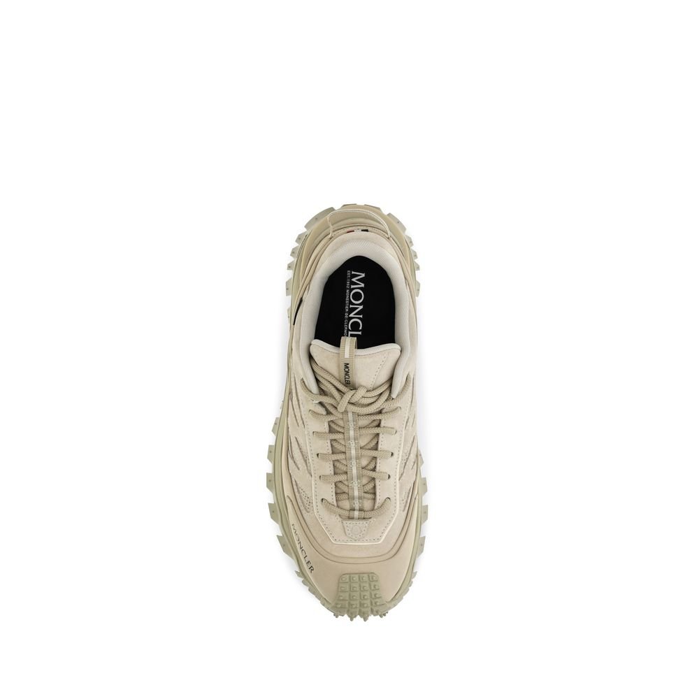 Essential Beige Leather Trailgrip Sneakers designed by Moncler - Image 4