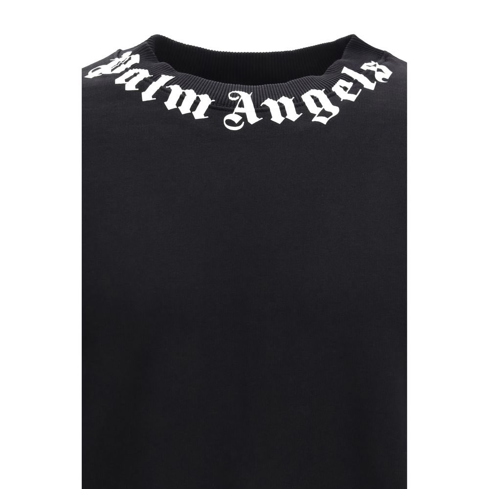 Chic Black Soft Cotton Sweatshirt designed by Palm Angels - Image 3
