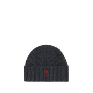Original Gray Wool Beanie designed by Ami Paris