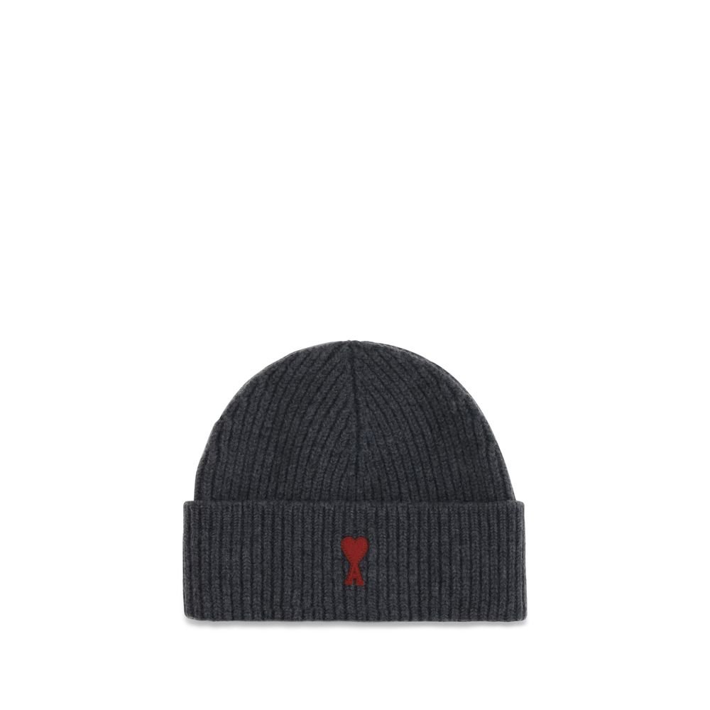 Original Gray Wool Beanie designed by Ami Paris