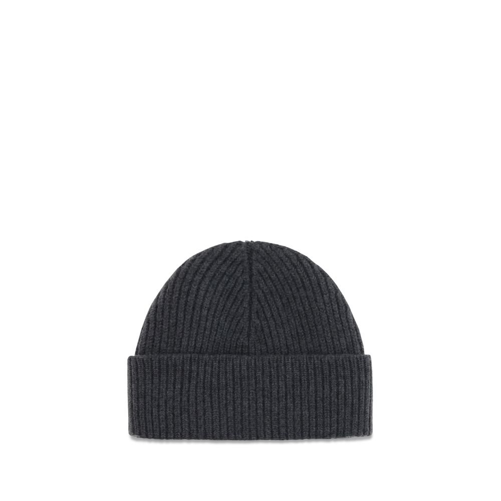 Original Gray Wool Beanie designed by Ami Paris - Image 2