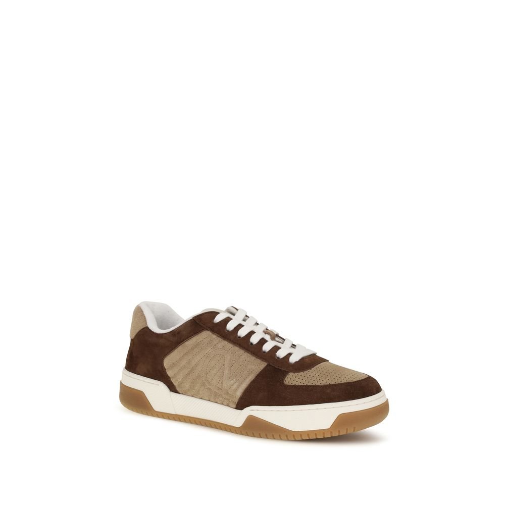Chic Brown Napa Leather Suede Sneakers by Valentino Garavani - Image 2