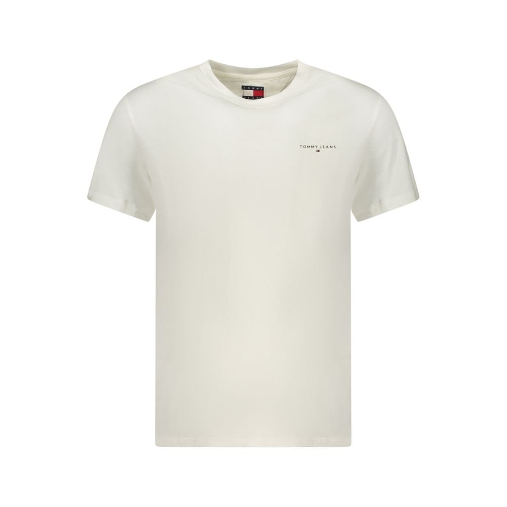 White Cotton Men's T-Shirt designed by Tommy Hilfiger