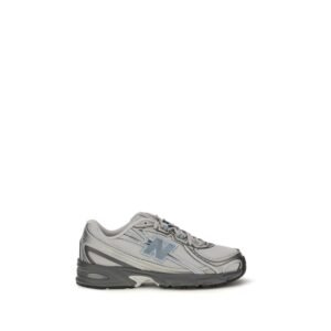 Gray Fabric Athletic 740 Sneakers designed by New Balance