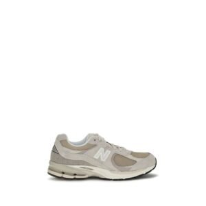 Beige Fabric Athletic 2002 Sneakers designed by New Balance