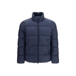 Smart Blue Down Full-Length Jacket designed by Woolrich
