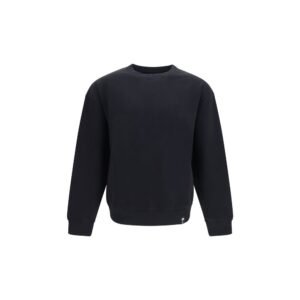Casual Black Soft Cotton Sweatshirt designed by Palm Angels