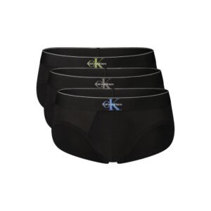 Black Cotton Mens Briefs Underwear designed by Calvin Klein