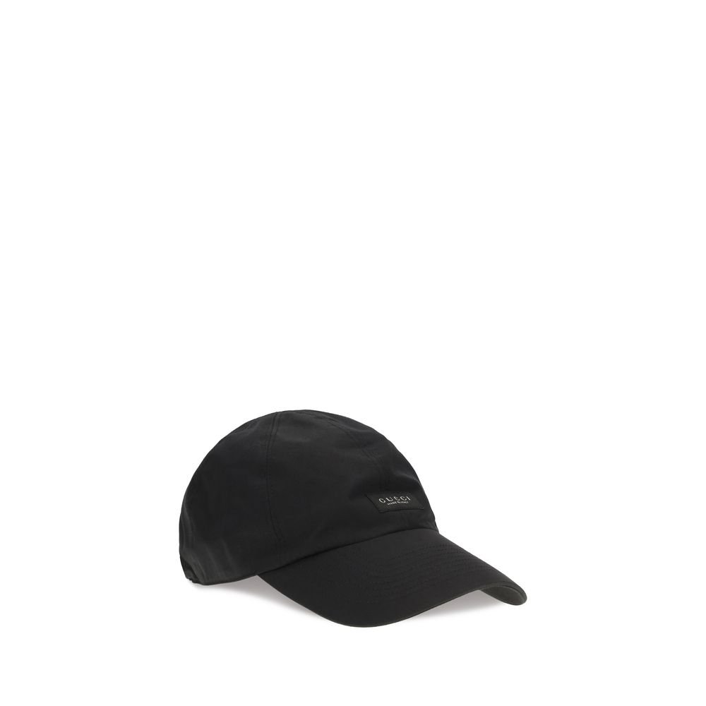 Classic Black Cotton Baseball Cap designed by Gucci - Image 2