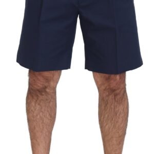 Blue Chinos Cotton Stretch Shorts designed by Dolce&Gabbana