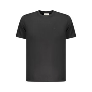 Black Cotton Men T-Shirt