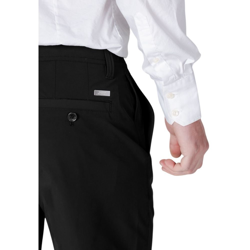 Trendy Black Bermuda Shorts designed by Emporio Armani - Image 5