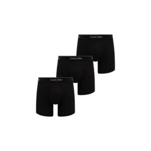 Black Cotton 3-Pack Boxers designed by Calvin Klein