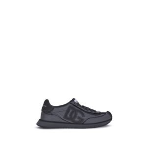Black Low Top Athletic Sneakers designed by Dolce&Gabbana