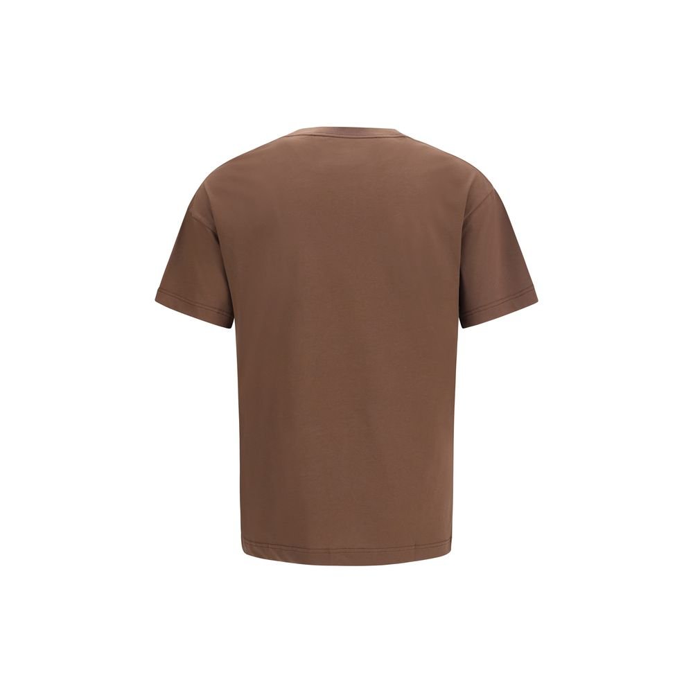 Classic Brown Soft Cotton T-Shirt designed by Palm Angels - Image 2