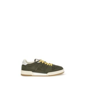 Iconic Suede Leather Low Top Sneakers designed by Fendi