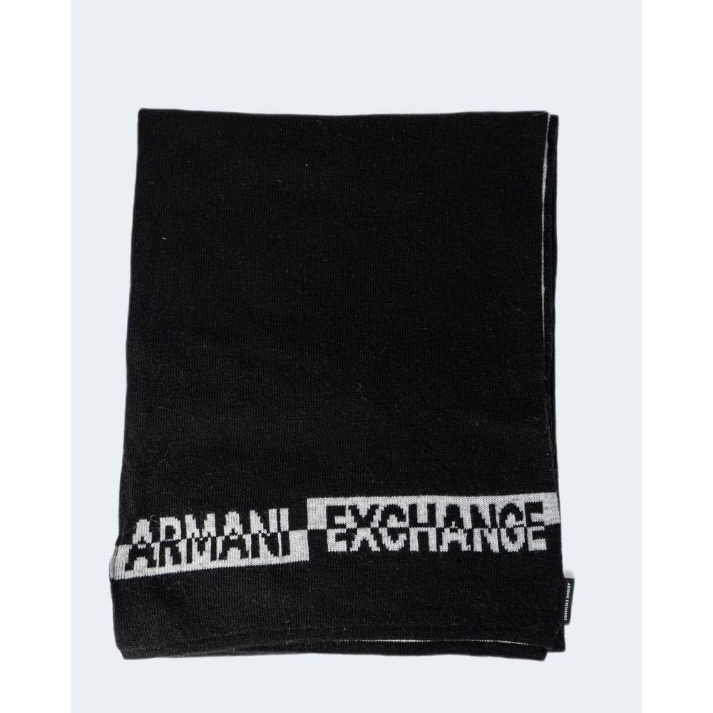 Black Marabou Scarf designed by Armani Exchange - Image 4