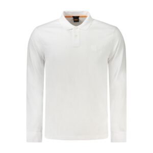 Bianco Soft Cotton Mens Polo designed by Hugo Boss