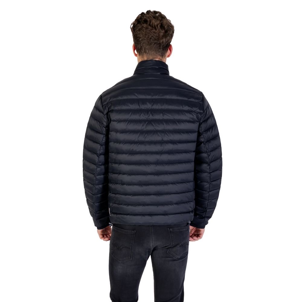 Blue Polyamide Down Jacket designed by Armani Exchange - Image 2