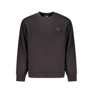 Black Cotton Men's Sweatshirt