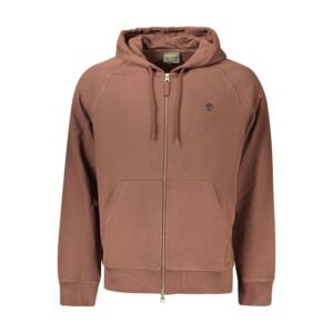 Brown Cotton Men's Hoodie