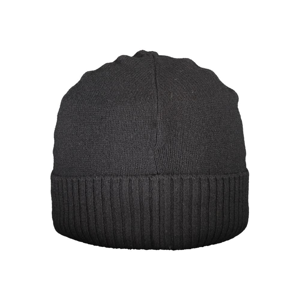Black Wool Men's Beanie designed by Hugo Boss - Image 2
