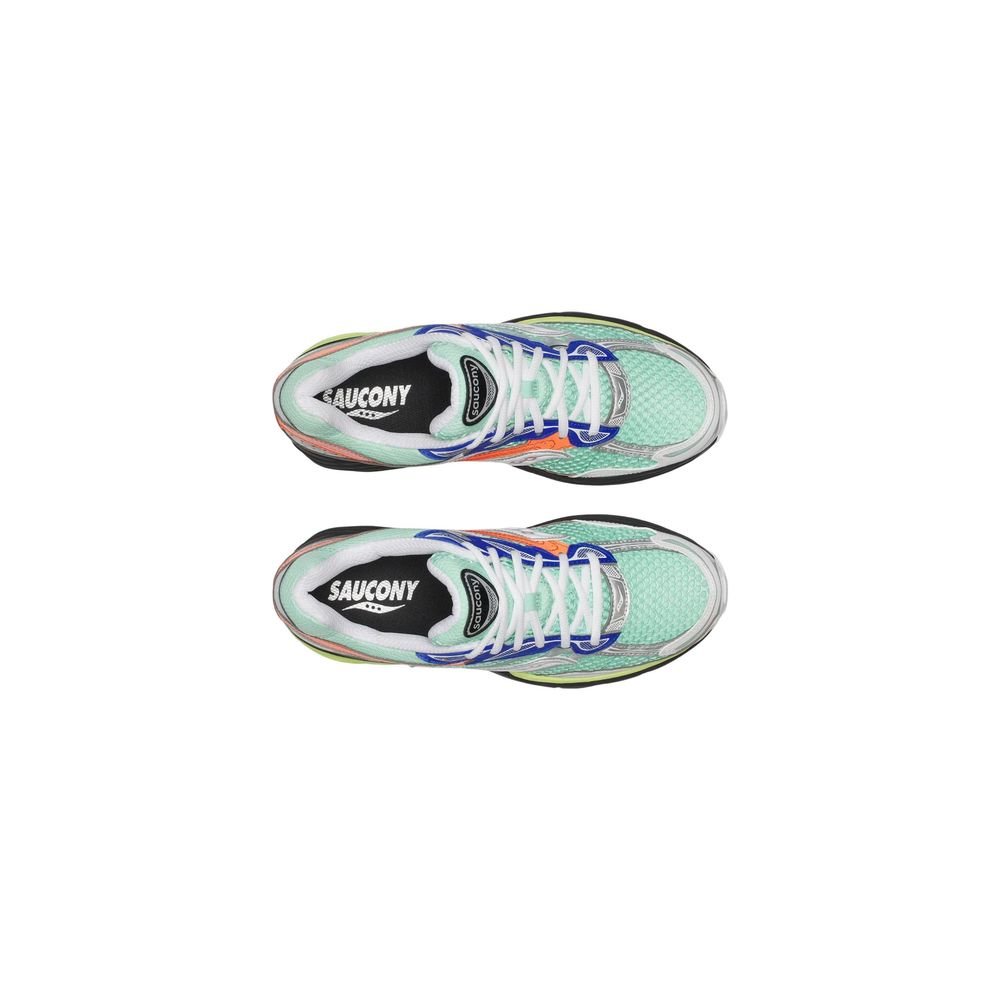 Retro Green Progrid Athletic Sneakers designed by Saucony - Image 5