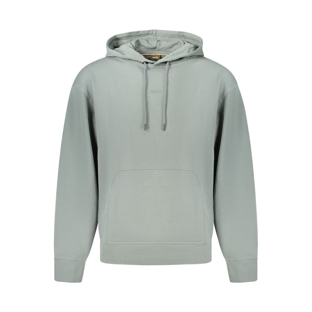 Green Soft Cotton Mens Hoodie designed by Hugo Boss