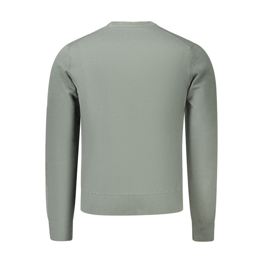 Stylish Green Cotton Sweatshirt designed by Hugo Boss - Image 2