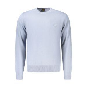 Casual Azzurro Soft Cotton Sweater designed by Hugo Boss