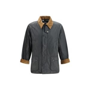 Elegant Festive Waxed Full-Length Jacket designed by Barbour