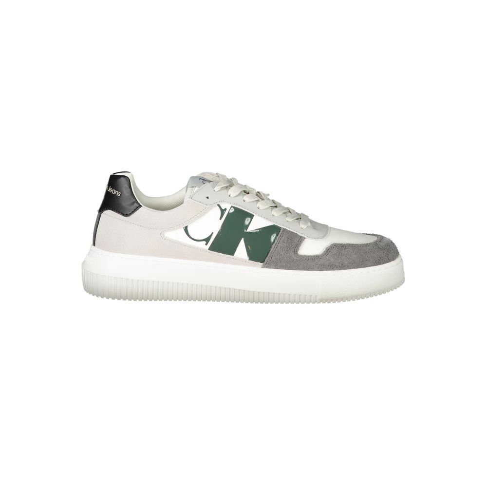 White Low Top Men Sneakers designed by Calvin Klein