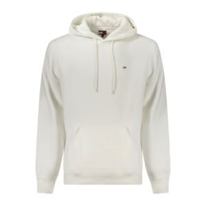 Bianco Cotton Men's Hoodie designed by Tommy Hilfiger