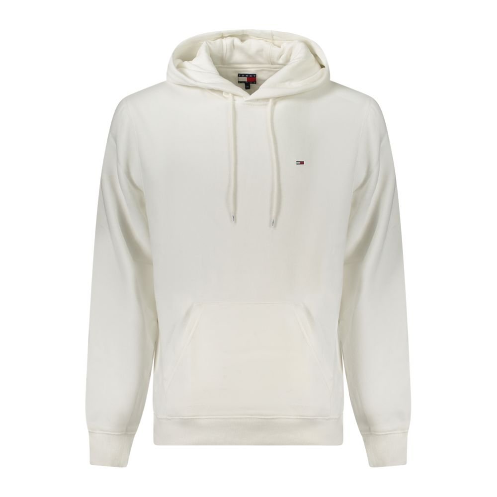 Bianco Cotton Men's Hoodie designed by Tommy Hilfiger