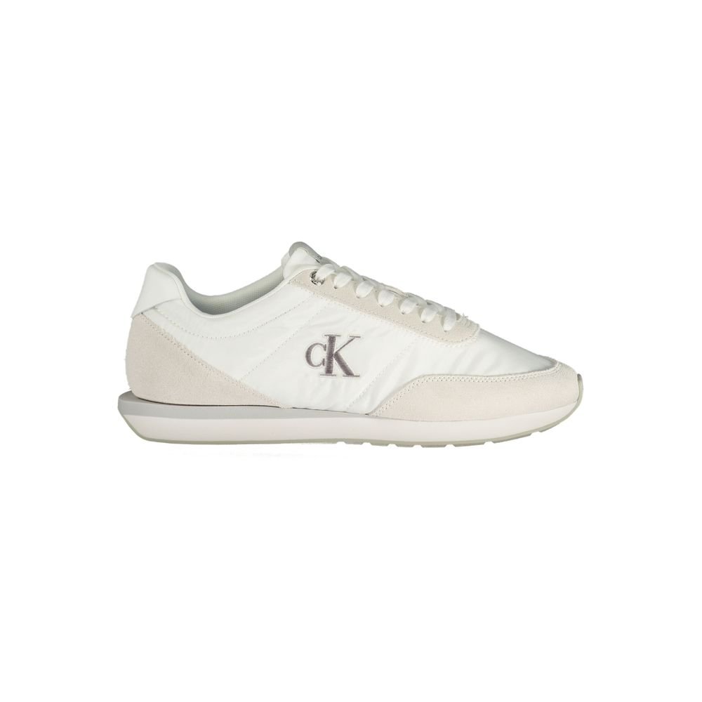 Modern White Low Top Men Sneaker designed by Calvin Klein